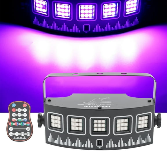 7-color Remote Control LED Light DJ Projector Disco Stage Lighting Light Effect Spotlight for Party Bar Birthday Enhance Atmosphere