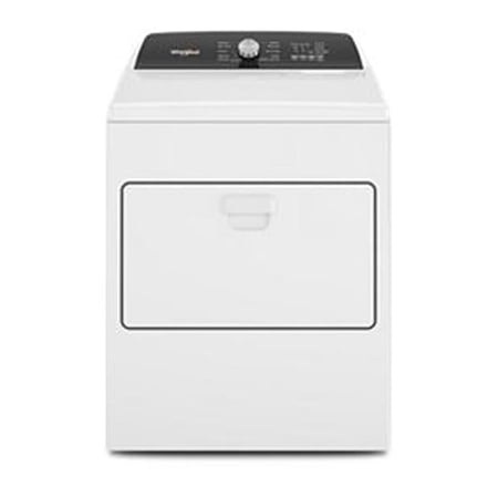 7 cu. ft. Top Load Electric Moisture Sensing Dryer, White
