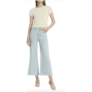 7 For All Mankind womens Jo Ultra High-Rise Summertime Cropped Jean, 24, Blue