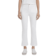 7 For All Mankind womens High-Waist Love Again Slim Kick Flare Jean, 29, White