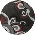 thumbnail image 1 of 7 ft. 10 in. Bristol Rhiannon Red Round Rug, 1 of 1