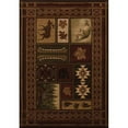 thumbnail image 1 of 7 ft. 10 in. x 10 ft. 6 in. Contours Cabin Chalet Oversize Rug, Toffee, 1 of 1
