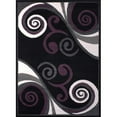 thumbnail image 1 of 7 ft. 10 in. x 10 ft. 6 in. Dallas Billow Oversize Rug, Black, 1 of 1