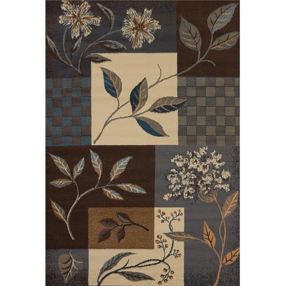 7 ft. 10 in. x 10 ft. 6 in. Manhattan Jasmine Oversize Rug, Light Blue