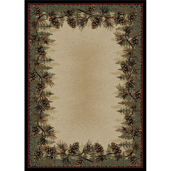 7 ft. 10 in. x 9 ft. 10 in. American Destination Mount Le Conte Area Rug, Multi Color