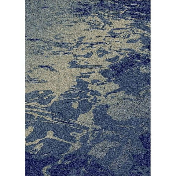 7 ft. 10 in. x 9 ft. 10 in. American Destination Waveland Area Rug - Navy