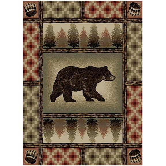 7 ft. 10 in. x 9 ft. 10 in. Hearthside Hickory Gap Area Rug - Multi Color