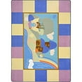 thumbnail image 1 of 7 ft. 7 in. Kid Essentials Round Lil Fairy Kids Rug  Multicolor, 1 of 1