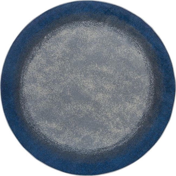 7 ft. 7 in. Urban Edges Children Round Rug Marine
