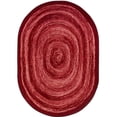 thumbnail image 1 of 7 ft. 8 in. x 10 ft. 9 in. Feeling Fun Children Oval Rug  Red, 1 of 1