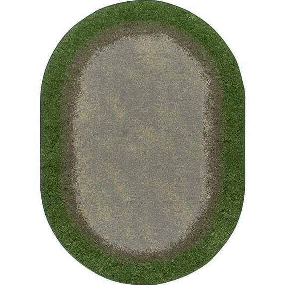 7 ft. 8 in. x 10 ft. 9 in. Urban Edges Children Oval Rug Meadow