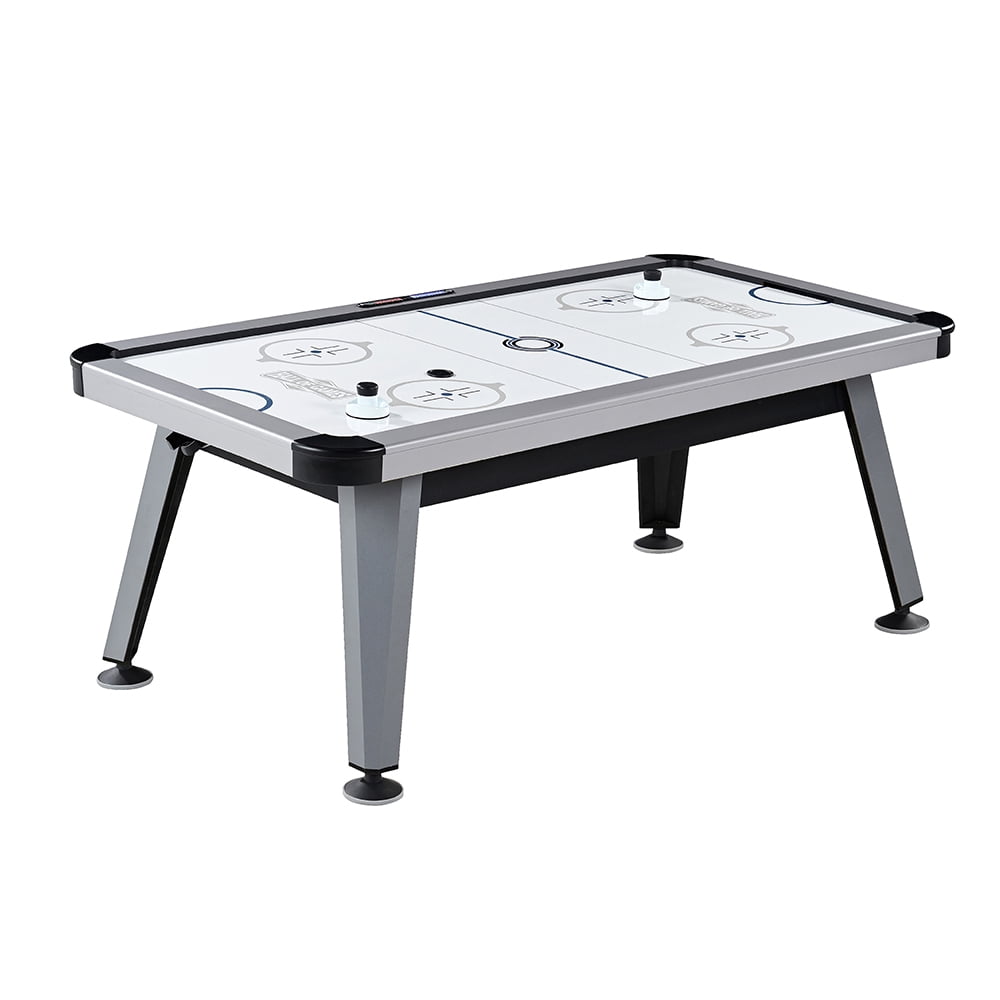 Hall of Games 7 ft Arctic Rush Air Hockey Table with Pusher and