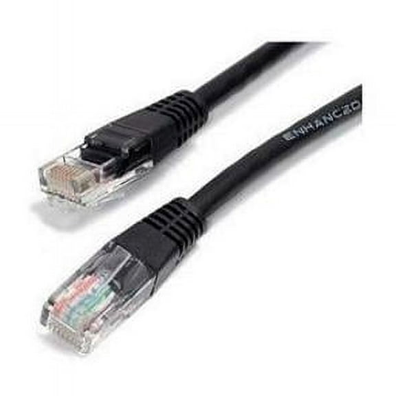 7 ft. Black Molded Cat6 ETL Verified UTP Patch Cable