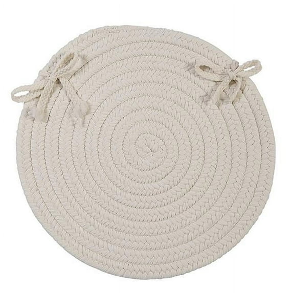 7 ft. Boca Raton Round Rug, White