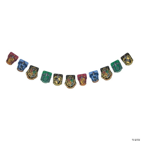 7 ft. Harry Potter Hogwarts Crest Cardstock Hanging Garland