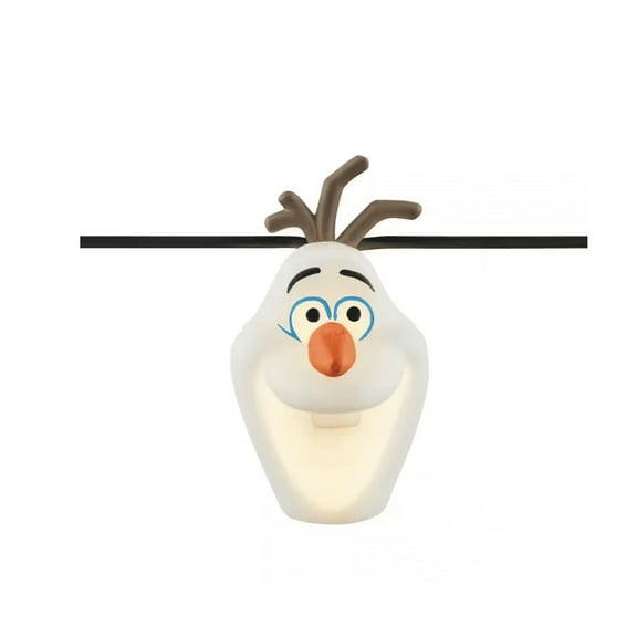 7 ft. Musical Olaf Face Battery-Operated Lights (1-set)