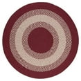 thumbnail image 1 of 7 ft. North Ridge Round Braided Rug, Berry, 1 of 1