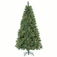 thumbnail image 1 of 7 ft. Pre Lit Clear Incandescent Hard Needle Deluxe Cashmere Pine, 1 of 6