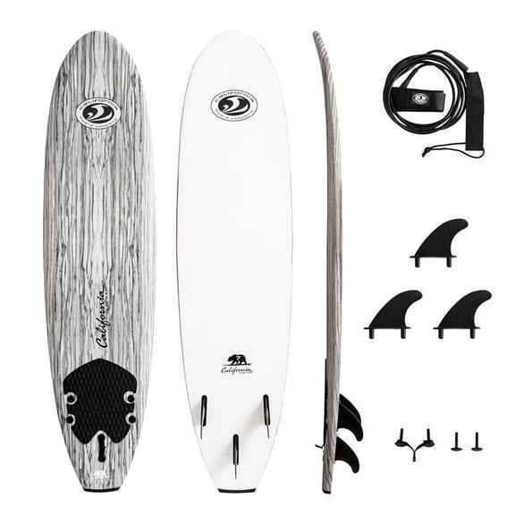 7 ft. Soft Surfboard Plus TRACTION and LEASH