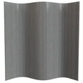 thumbnail image 1 of 7 ft. Tall Bamboo Wave Screen - Grey, 1 of 5