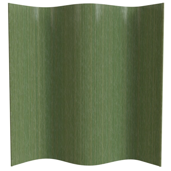 7 ft. Tall Bamboo Wave Screen - Sage