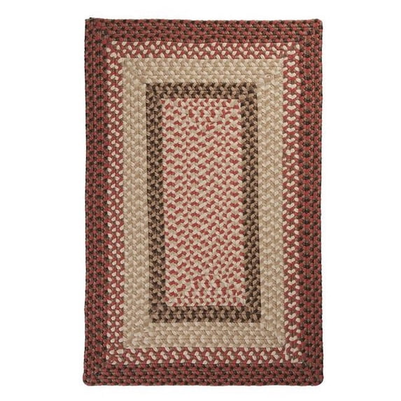 7 ft. Tiburon Square Rug, Rusted Rose