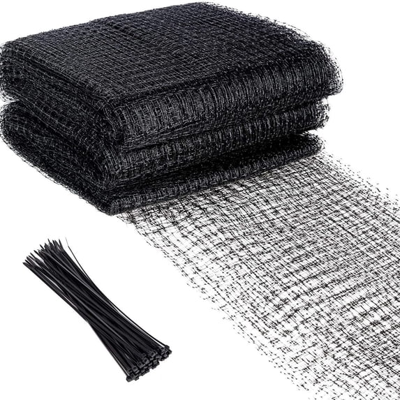 7 ft. x 100 ft. Plastic PP Stretch Net Deer Net Protective Net Fence Net Household(50 ties)