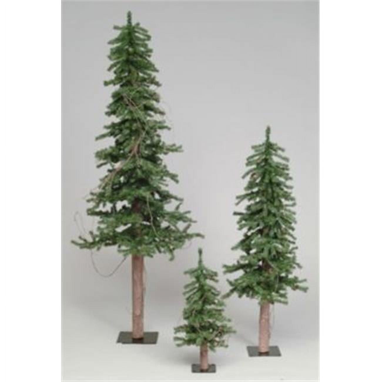 7 ft. x 41 in. Alpine Tree with Pine Cones - Walmart.com, image size:1300x1300