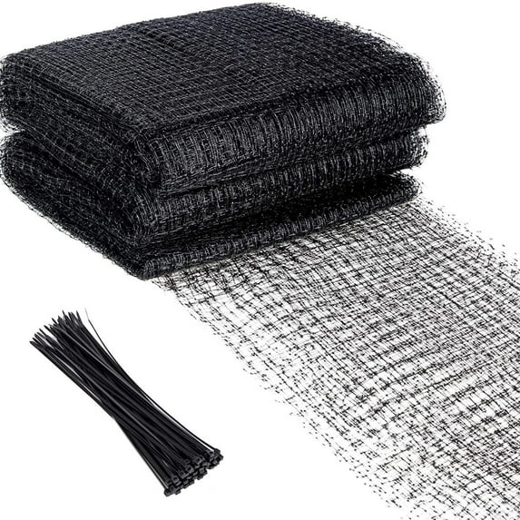 7 ft. x 50 ft. Plastic PP Stretch Net Deer Net Protective Net Fence Net Household(20 ties)