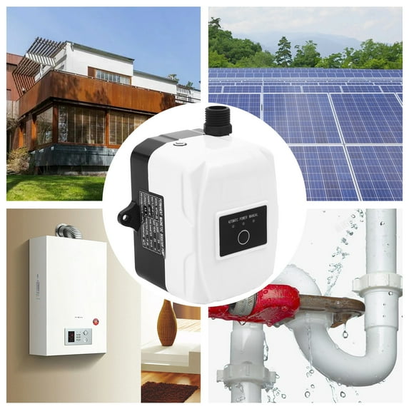 7 gal 24V Pressure Booster Pump Boosting Pump Automatic Water Recirculating Pump Intelligent Pressure Booster Pump Automatic Water Boosting Recirculating Pump Pressure Booster Pump Mini Booster Pump