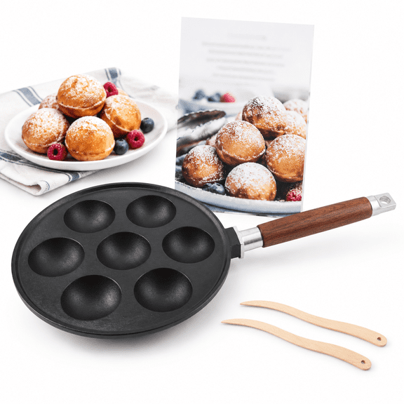 7-hole Cast Iron Aebleskiver Pan