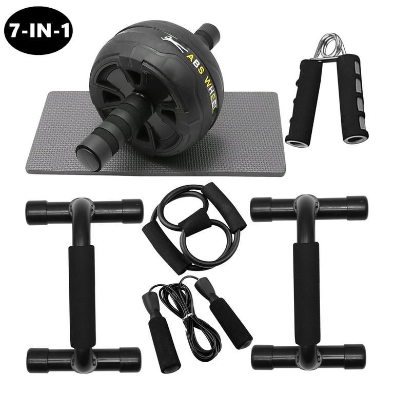 Lieonvis AB Roller Wheel Kit - AB Workout Equipment with Knee Mat,Home Gym Fitness Equipment for Core Strength Training,Abdominal Roller Machine with