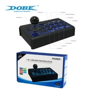7-in-1 Arcade Fight Stick - Wired Joystick for Switch, PS4, PS3, Xbox, PC & Android | Ergonomic Design, 8-Button Layout, Turbo Function for Fighting Games Street Fighter, Tekken, Mortal Kombat