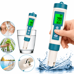 7 in 1 Digital PH/TDS/EC/ORP/TEMP/SG/Salinity Water Quality Tester Meter LCD Pen