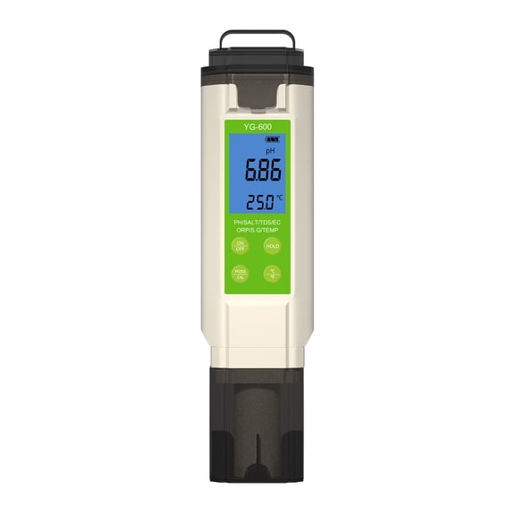 7-in-1 Digital Pool Water Tester, PH ORP TDS EC Salinity SG Temperature Test Pen, Portable Salt Pool Water Quality Monitor for Swimming Pool Hot Tub Spa Aquarium