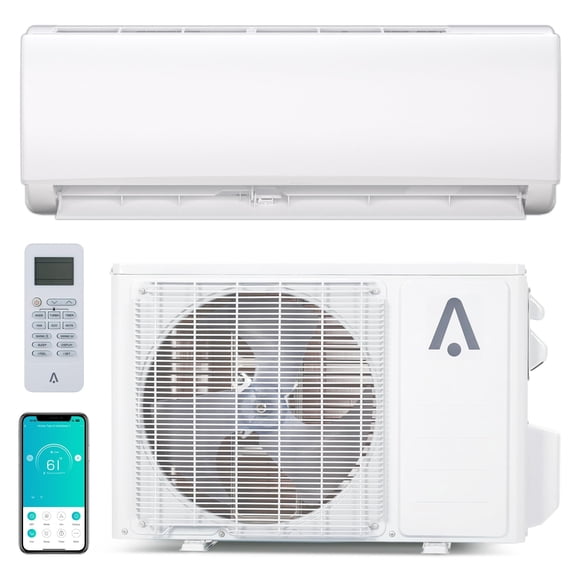 7-in-1 Ductless Mini Split Air Conditioner & Heat Pump, 24000 BTU, 21 SEER2, Inverter, WiFi & Alexa Compatible, 208-230V, Cools & Heats up to 1500 Sq.Ft, R32/R35, 7 Fan Speeds, Eco Mode - US Standard
