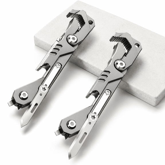 7-in-1 EDC Multitool with Wrench, Folding Design for Everyday Carry
