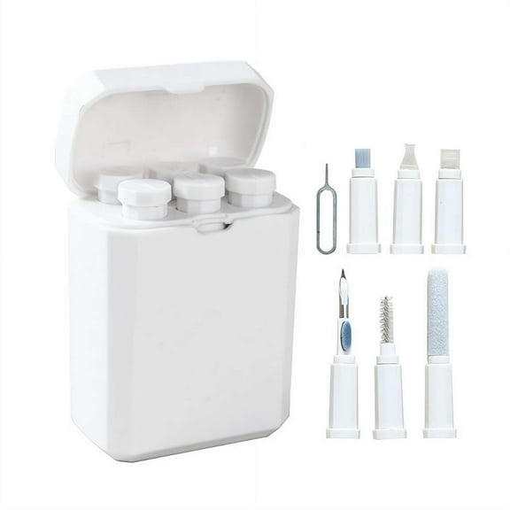 7-in-1 Electronic Device Cleaning Kit - Portable Multi-Tool for Laptops, Phones, Bluetooth Headphones, Keyboards