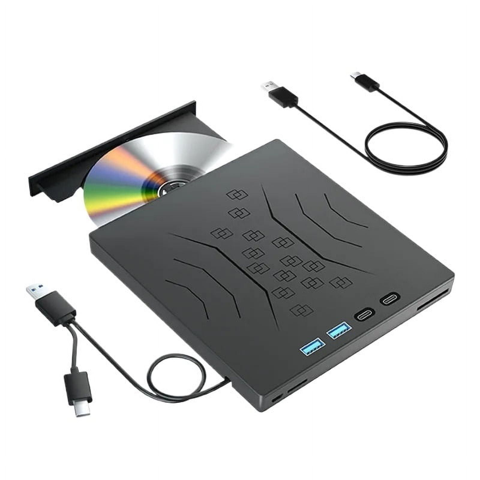 7-in-1 External DVD Optical Drive Portable CD DVD -/+RW Player with ...