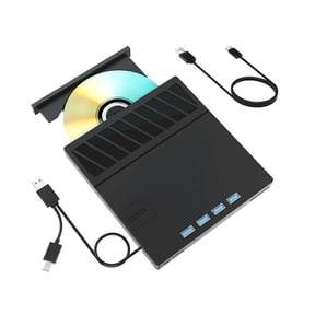 7 in 1 External Drive USB 3.0 Type-C Player Reader Burner with SD/TF Port Optical Disk Drive ,High Power Output