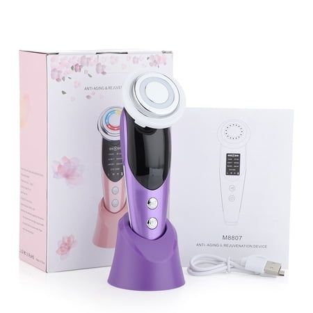 7 in 1 Face Lift Device - EMS RF Microcurrent Skin Rejuvenation, Facial Massager, Light Therapy, Anti Aging /Wrinkle /Beauty Apparatus - Unisex