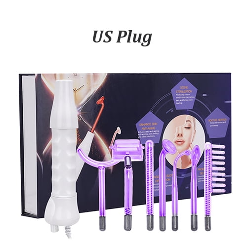 7 in 1 High Frequency Electrotherapy Wand Glass Tube Machine Spot Acne
