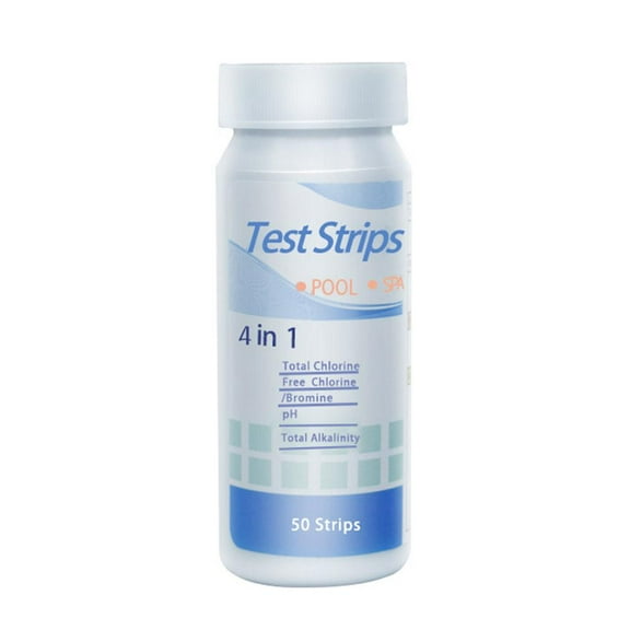 50pcs 4/5/6/7 in 1 Hot Tub Test Strips, Swimming Pool PH Test Paper Multipurpose PH Test Strips Swimming Pool Water Tester Paper Spa Test Strips for Hot Tub Water Test Kit U4H6