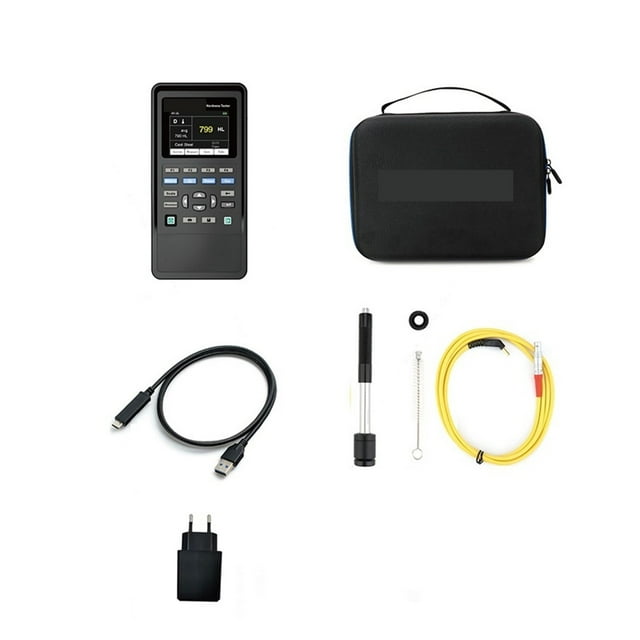7-in-1 Metal Hardness Tester Durometer Richter Hardness Measurement HL HB HRB HRC HRA HV HS Mould Metal Hardnes Test