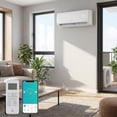 thumbnail image 1 of 7-in-1 Mini Split Air Conditioner & Heat Pump - 24000 BTU, 21 SEER2, Ductless Inverter, Energy Efficient, WiFi & Alexa Enabled, Cools & Heats Up to 1500 Sq.Ft, R35 Refrigerant, 230V, US Standard, 1 of 8