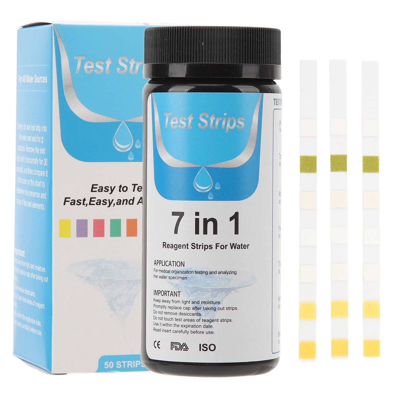 7 in 1 Pool and Spa Test Strips Kit Accurate Efficient Water Quality