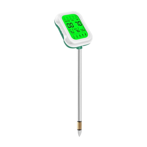 7-in-1 Soil PH Meter Rotatable Backlit Display Nutrient Analyzer Moisture Sensor Soil Tester For Gardening Hydroponics Planting