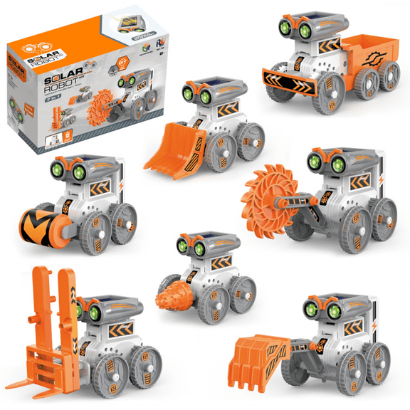 7 in 1 Solar Robot Kit for Kids,Educational STEM Science Toy, DIY Solar Power Building Kit,Robotic Set Toys Gift for Boys Girls 8-14Years Old