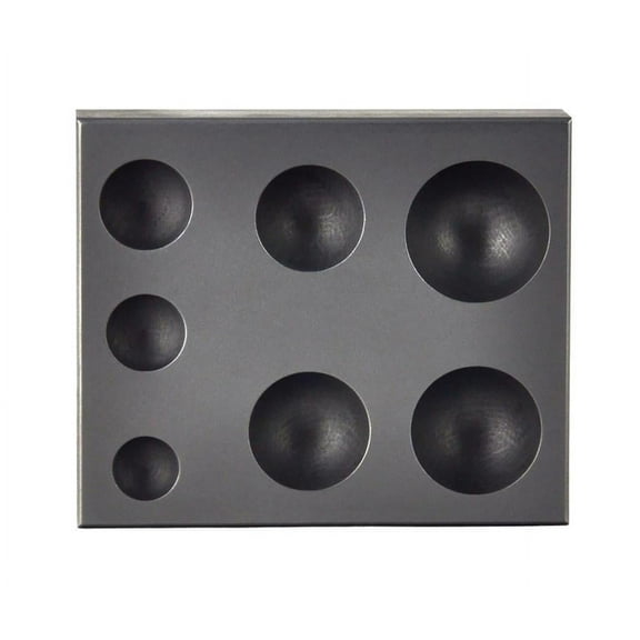 7-in-1 Sphere Marble Glassblowing Graphite Ingot Mold - BMLD-0001