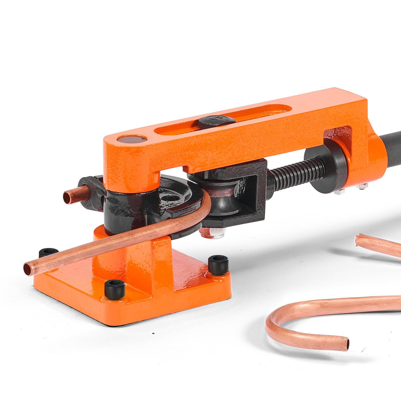 7-in-1 Tube Bender Tool for 3/8" to 1" Pipes - 180° Manual Pipe Bender for HVAC, Refrigerator & Auto Repair - Copper/Aluminum
